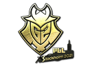 Sticker | G2 Esports (Gold) | Stockholm 2021 Item Image