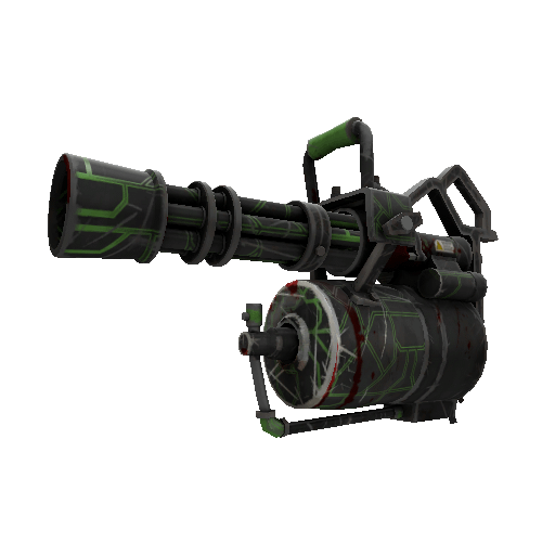 Strange Alien Tech Minigun (Battle Scarred)