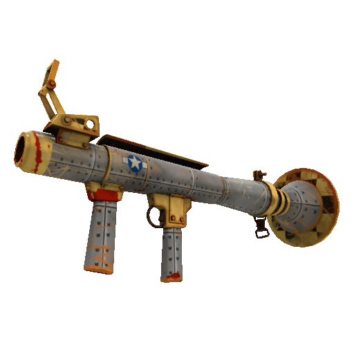 Unusual Isotope Sky Stallion Rocket Launcher (Battle Scarred) Item Image