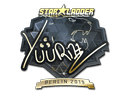 Sticker | yuurih (Gold) | Berlin 2019 Item Image