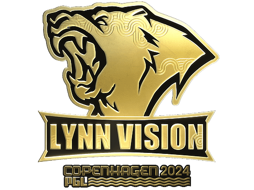 Sticker | Lynn Vision (Gold) | Copenhagen 2024 Item Image