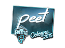 Sticker | peet (Foil) | Cologne 2015 Item Image
