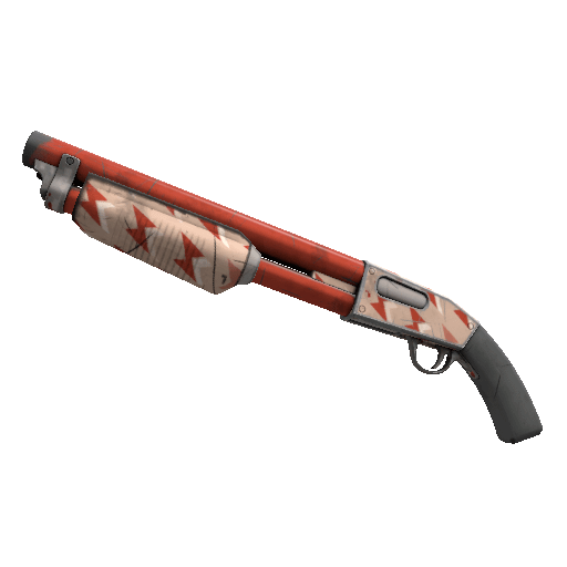 Unusual Hot Team Charged Shotgun (Field-Tested)