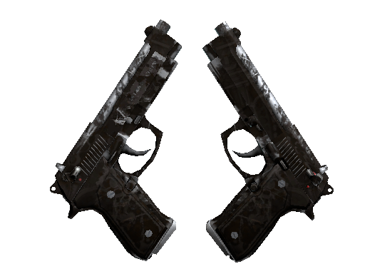 Souvenir Dual Berettas | Oil Change (Well-Worn) Item Image