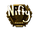Sticker | Nifty (Gold) | London 2018 Item Image