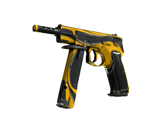 CZ75-Auto | Yellow Jacket (Battle-Scarred) Item Image