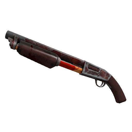Unusual Isotope Spider's Cluster Shotgun (Battle Scarred) Item Image
