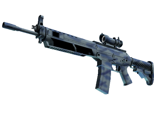 SG 553 | Wave Spray (Minimal Wear) Item Image