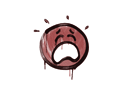 Sealed Graffiti | QQ (Blood Red) Item Image