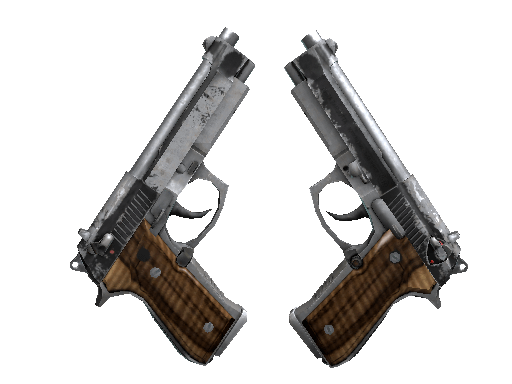 StatTrak™ Dual Berettas | Black Limba (Battle-Scarred) Item Image