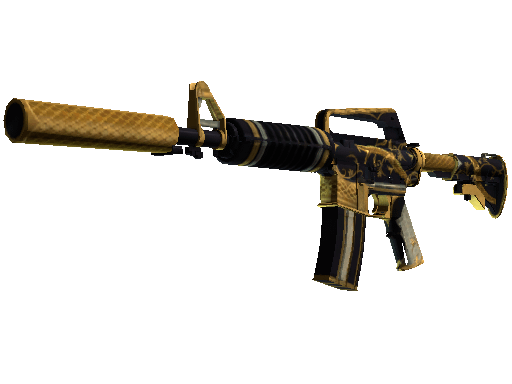 StatTrak™ M4A1-S | Golden Coil (Well-Worn) Item Image