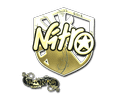 Sticker | nitr0 (Gold) | Paris 2023 Item Image