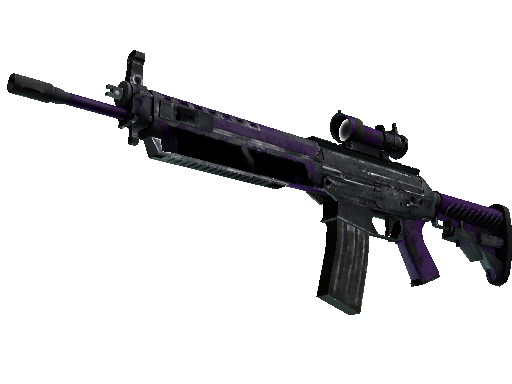 StatTrak™ SG 553 | Ultraviolet (Battle-Scarred) Item Image