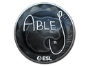 Sticker | ableJ (Foil) | Katowice 2019 Item Image