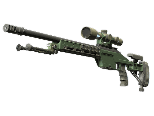 SSG 08 | Green Ceramic (Field-Tested) Item Image