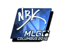 Sticker | NBK- (Foil) | MLG Columbus 2016 Item Image