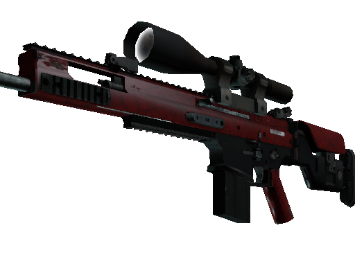 SCAR-20 | Crimson Web (Minimal Wear) Item Image