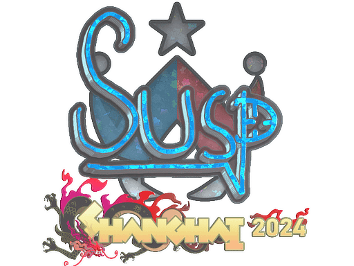 Sticker | susp (Glitter) | Shanghai 2024 Item Image