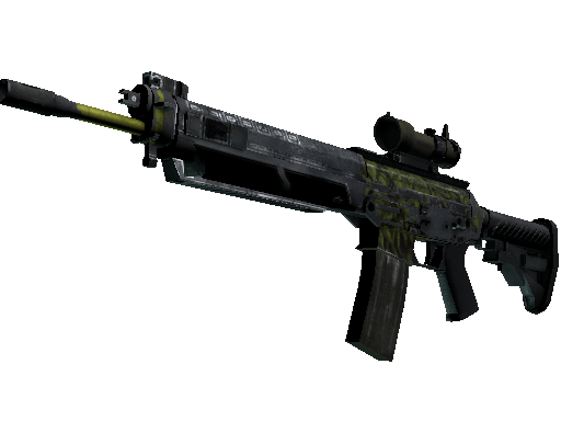 SG 553 | Lush Ruins (Battle-Scarred) Item Image