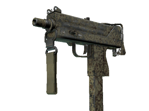 MAC-10 | Sienna Damask (Battle-Scarred) Item Image