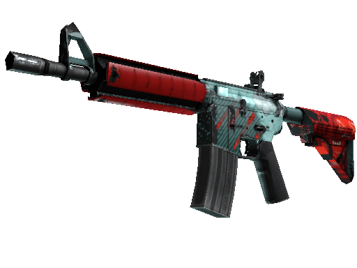 StatTrak™ M4A4 | Bullet Rain (Well-Worn) Item Image