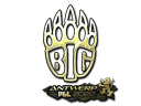 Sticker | BIG (Gold) | Antwerp 2022 Item Image