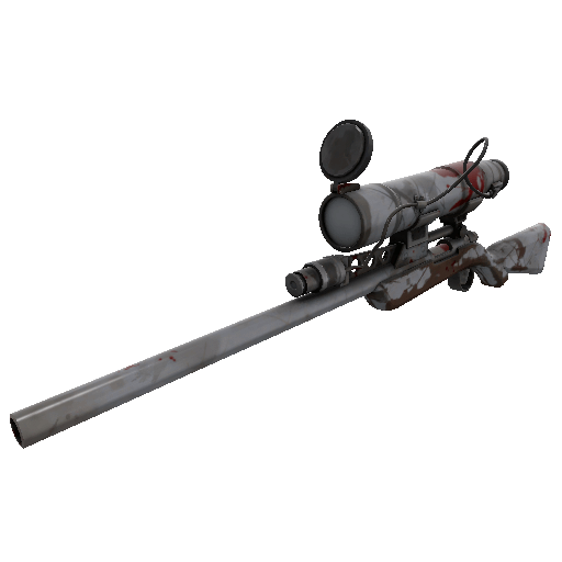 Steel Brushed Sniper Rifle (Battle Scarred)