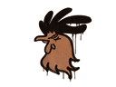 Sealed Graffiti | Cocky (Tiger Orange) Item Image